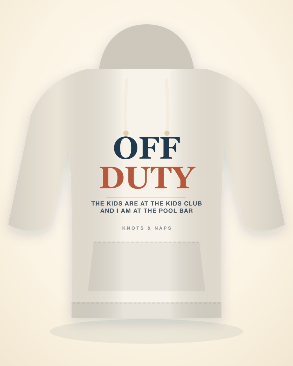 “Off Duty” Hoodie in Natural
